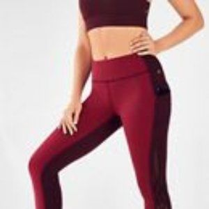 Fabletics Mid-Rise PowerHold Colorblock 7/8 Legging
